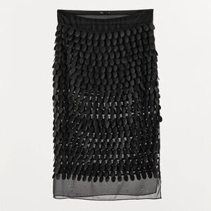 NWT Zara Combination Midi Skirt